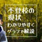 フリースクール 新潟市 中央区 NOBINOBI 不登校・不登校傾向の現状 グラフ化 わかりやすく 解説 イメージ画像