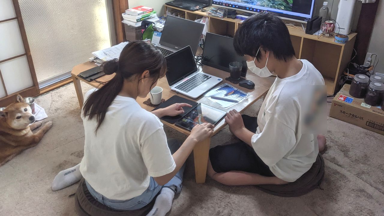 新潟市 中央区 フリースクールNOBINOBI 不登校 児童 生徒 保護者 サポート 中学生 スクール生 プログラミング ゲーム 制作 大学生 ボランティア プレイ 方法 解説 実演 画像