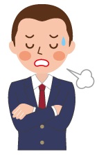 のび君ためいきイラスト
